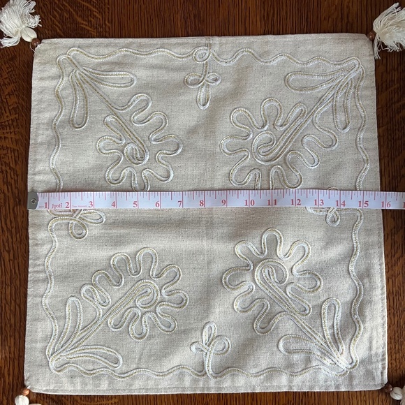 Two (2) Embroidered Pillow Covers from Turkey, New without tags, beautiful gift - Picture 9 of 10